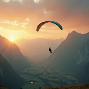 PARAGLIDING FLIGHT WITH BEAUTIFUL VIEWS OF THE SACRED VALLER OF THE INCAS